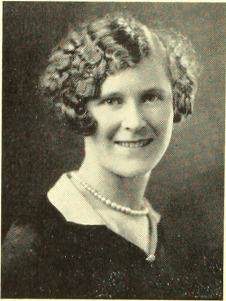 Yearbook portrait of Catherine A. Burns, Arlington High School, class of 1928