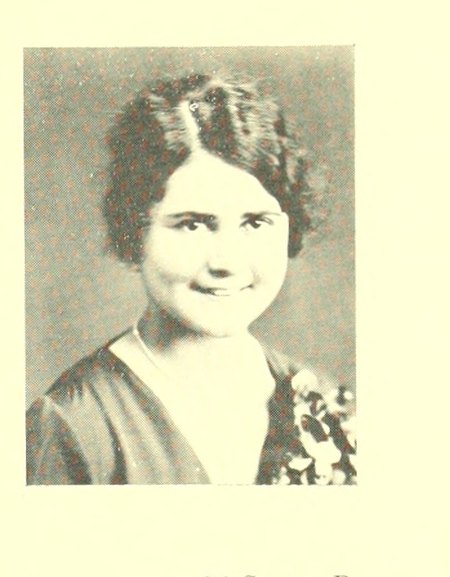 Yearbook portrait of Ethel M. Dion, Arlington High School, class of 1928
