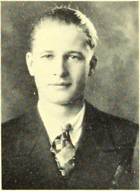 Yearbook portrait of Thomas Whitaker, Arlington High School, class of 1928