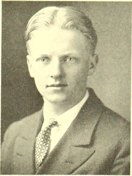Yearbook portrait of William Thoren, Arlington High School, class of 1928