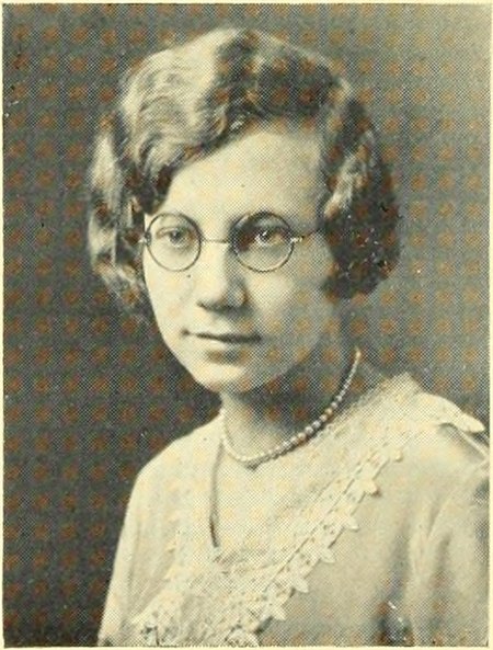 Yearbook portrait of Frida Nelson, Arlington High School, class of 1930