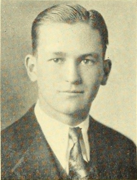 Yearbook portrait of Gilbert Langley, Arlington High School, class of 1930