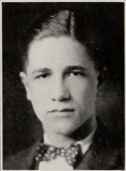 Yearbook portrait of Gordon Worcester, Belmont High School, class of 1924