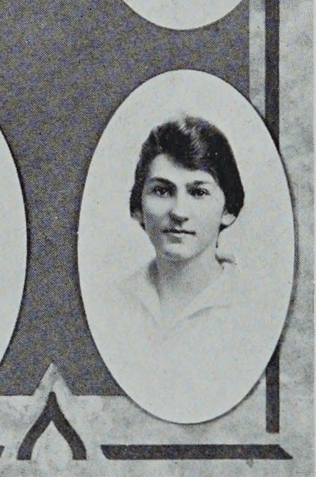 Yearbook portrait of Jane C. De Young, Cambridge High and Latin School, class of 1917