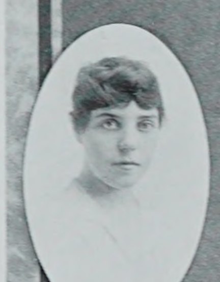 Yearbook portrait of Marie A. Collins, Cambridge High and Latin School, class of 1917