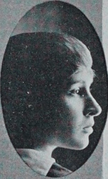 Yearbook portrait of Helen Whiting, Cambridge High and Latin School, class of 1918