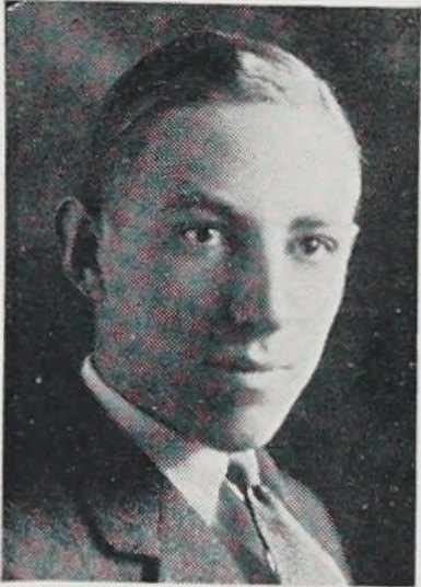 Yearbook portrait of Rex James, Cambridge High and Latin School, class of 1923