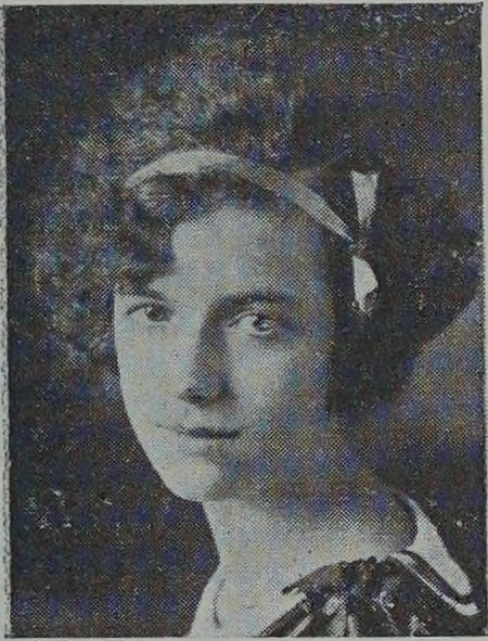 Yearbook portrait of Alice Mercedes Lane, Cambridge High and Latin School, class of 1924