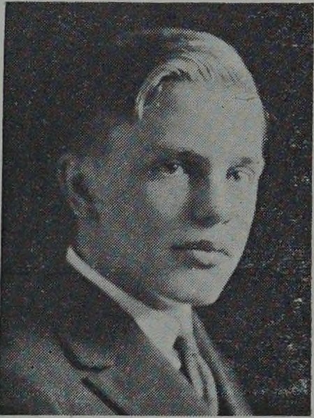Yearbook portrait of Paul J. Frank, Cambridge High and Latin School, class of 1924