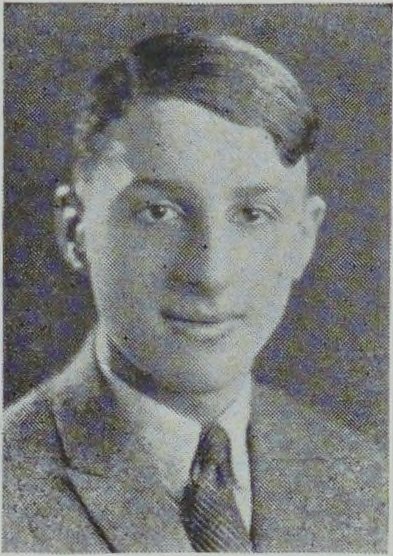 Yearbook portrait of Alek Mahlowitz, Cambridge High and Latin School, class of 1925