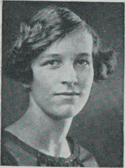 Yearbook portrait of Barbara Birkhoff, Cambridge High and Latin School, class of 1925
