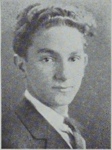 Yearbook portrait of Jack Sonis, Cambridge High and Latin School, class of 1925