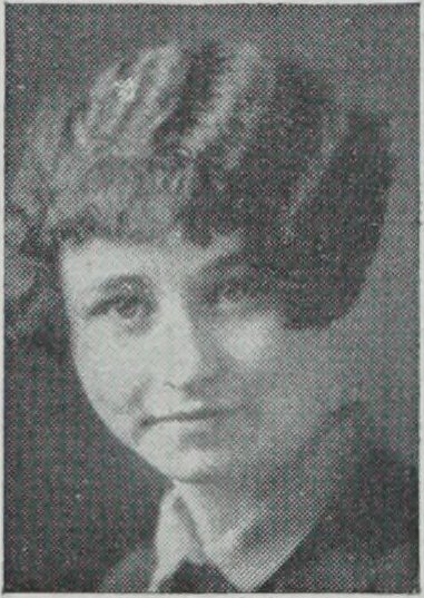 Yearbook portrait of Beatrice Margaret Hand, Cambridge High and Latin School, class of 1927