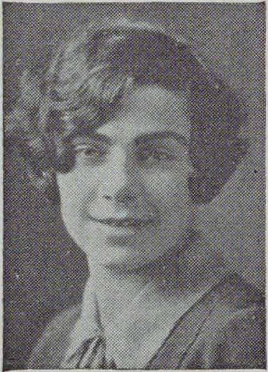 Yearbook portrait of Clara Miriam Frim, Cambridge High and Latin School, class of 1927