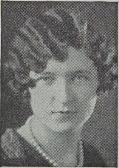 Yearbook portrait of Ellen Frances Brown, Cambridge High and Latin School, class of 1927