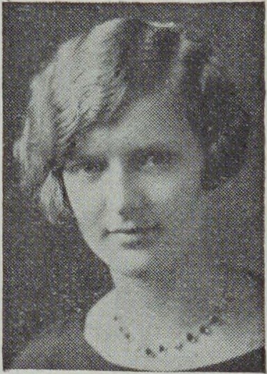 Yearbook portrait of Marion Monroe, Cambridge High and Latin School, class of 1927