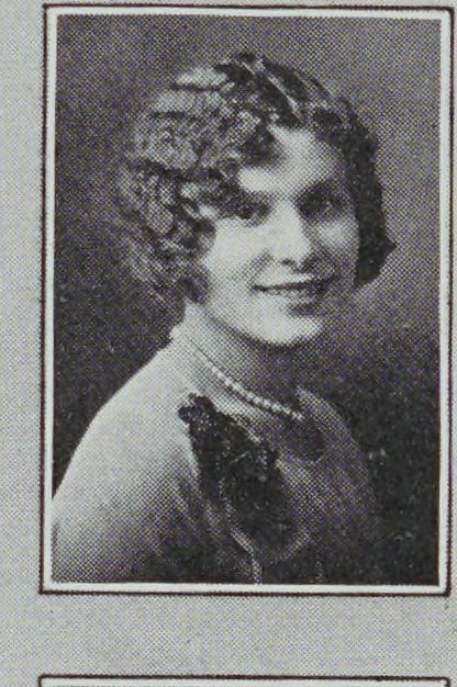 Yearbook portrait of Antinina Sarausky, Cambridge High and Latin School, class of 1928