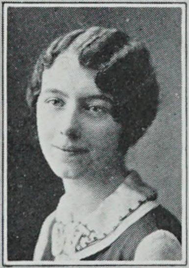 Yearbook portrait of Genevieve McGlinchey, Cambridge High and Latin School, class of 1928