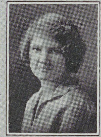 Yearbook portrait of Marie Cecilia Lawrence, Cambridge High and Latin School, class of 1928