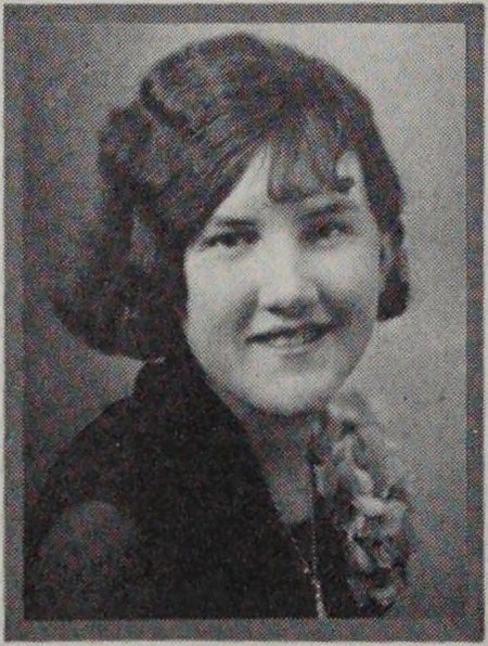 Yearbook portrait of Mabel E. Alexander, Cambridge High and Latin School, class of 1929