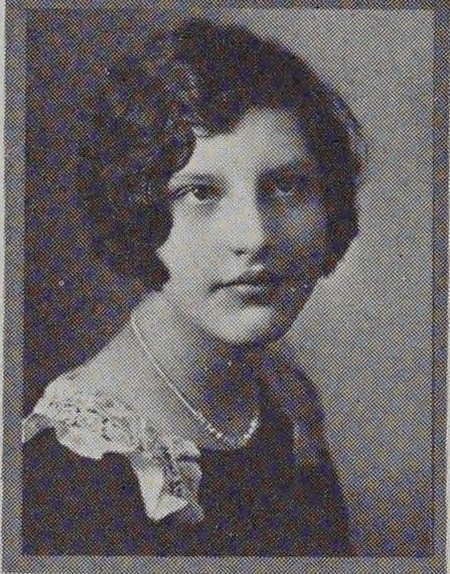Yearbook portrait of Myrtle Mary Greenwood, Cambridge High and Latin School, class of 1929