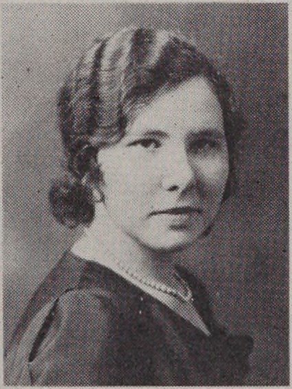 Yearbook portrait of Mildred Pauline Hammond, Cambridge High and Latin School, class of 1930