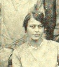 Elinor Vaughn in the Clarion Board photograph, 1928