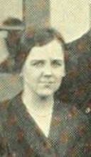 Katherine E. Davis in the Dramatic Club photograph, 1928