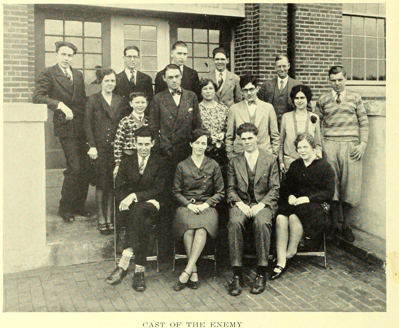 Dramatic Club, Arlington High School, 1928