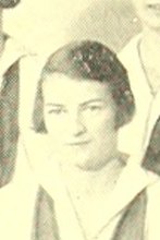 Katherine Lane in the Hockey Team photograph, 1928