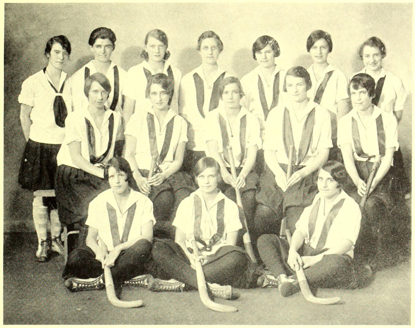 Hockey Team, Arlington High School, 1928
