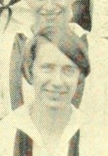 Marion Hager in the Girls Basketball photograph, 1928