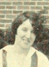 Winifred Williams in the Girls Basketball photograph, 1928