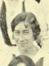 Doris Nowell in the Girls Basketball photograph, 1928