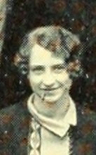 Louise Stinson in the Yearbook Committee photograph, 1928