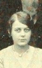 Elinor Vaughn in the Yearbook Committee photograph, 1928