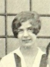 Marian de Noyer in the Basketball photograph, 1929