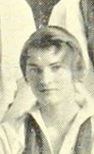 Katherine Lane in the Field Hockey photograph, 1929