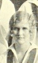 Elizabeth Lombard in the Field Hockey photograph, 1929
