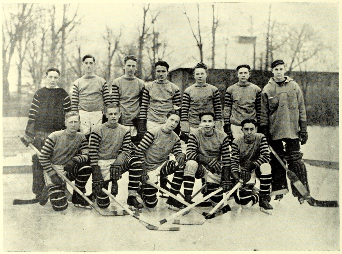 Hockey Team, Arlington High School, 1929