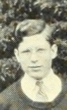 James Carter in the The Arlington High School Debating Society photograph, 1929