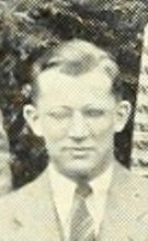 Edmond Chandler in the The Arlington High School Debating Society photograph, 1929