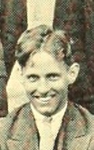 Harold Davidson in the Basketball photograph, 1930