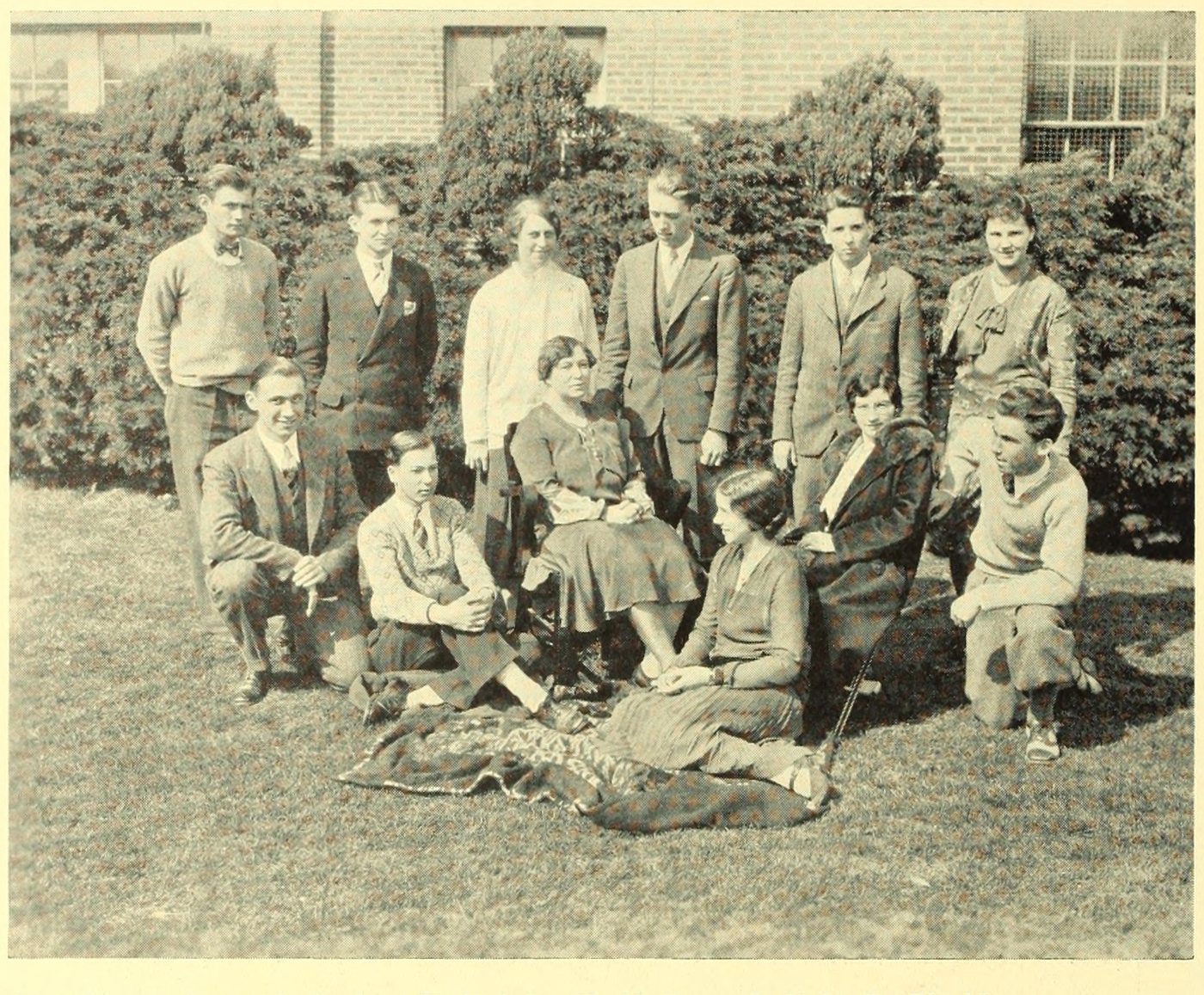 Dramatic Club, Arlington High School, 1930