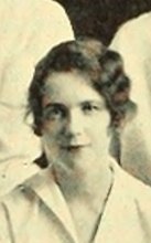 Betty Hendrick in the Field Hockey photograph, 1930