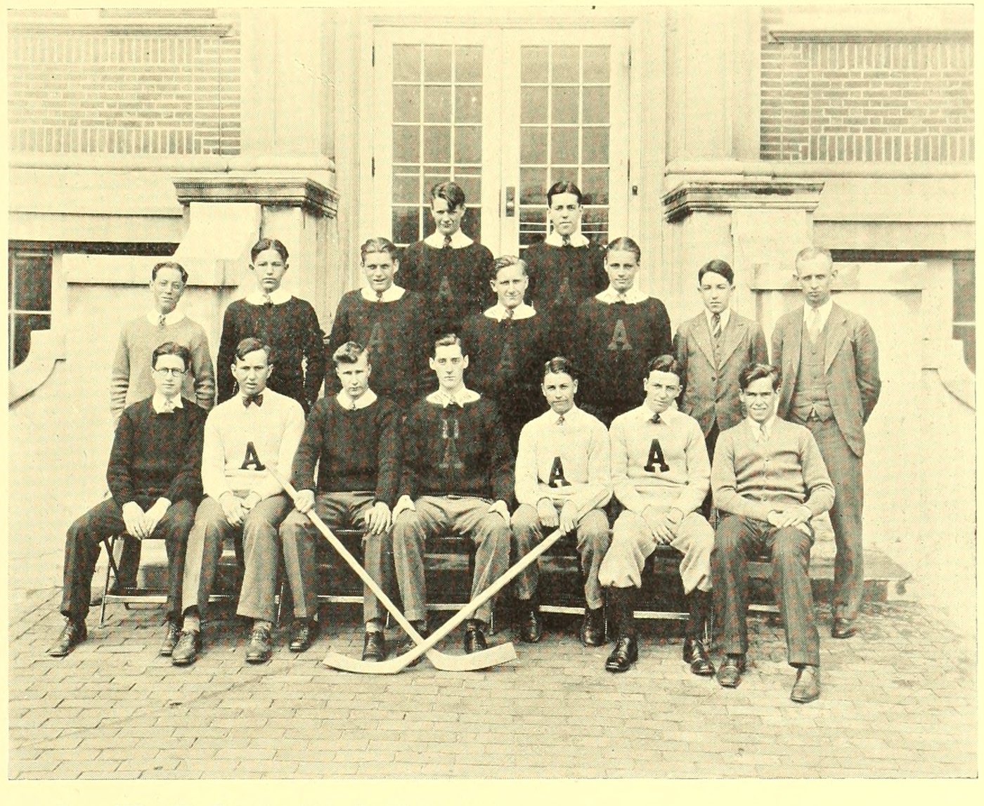 Hockey Team, Arlington High School, 1930