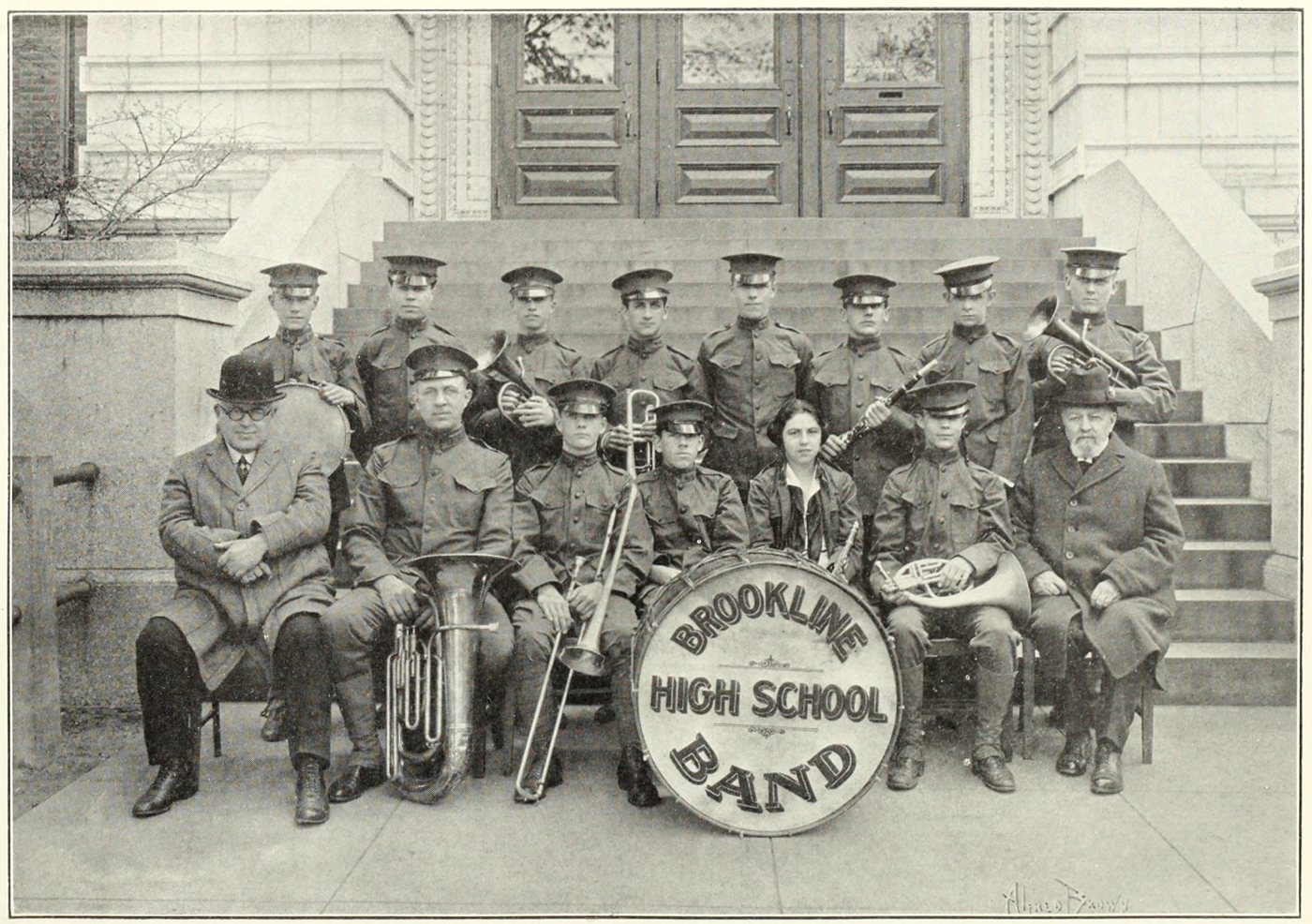 Group Photograph, Brookline High School, 1923