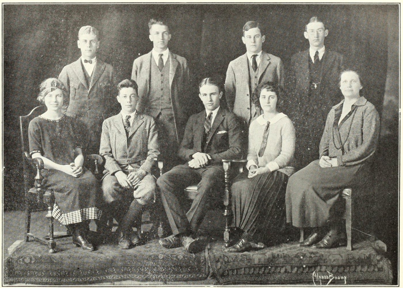 Group Photograph, Brookline High School, 1923