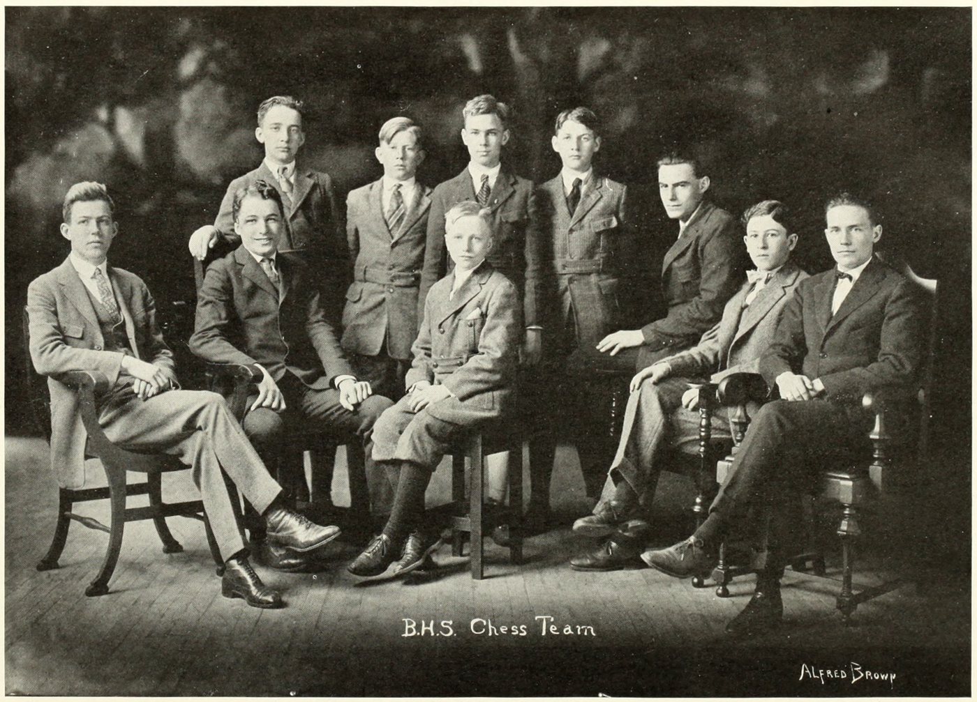Group Photograph, Brookline High School, 1924