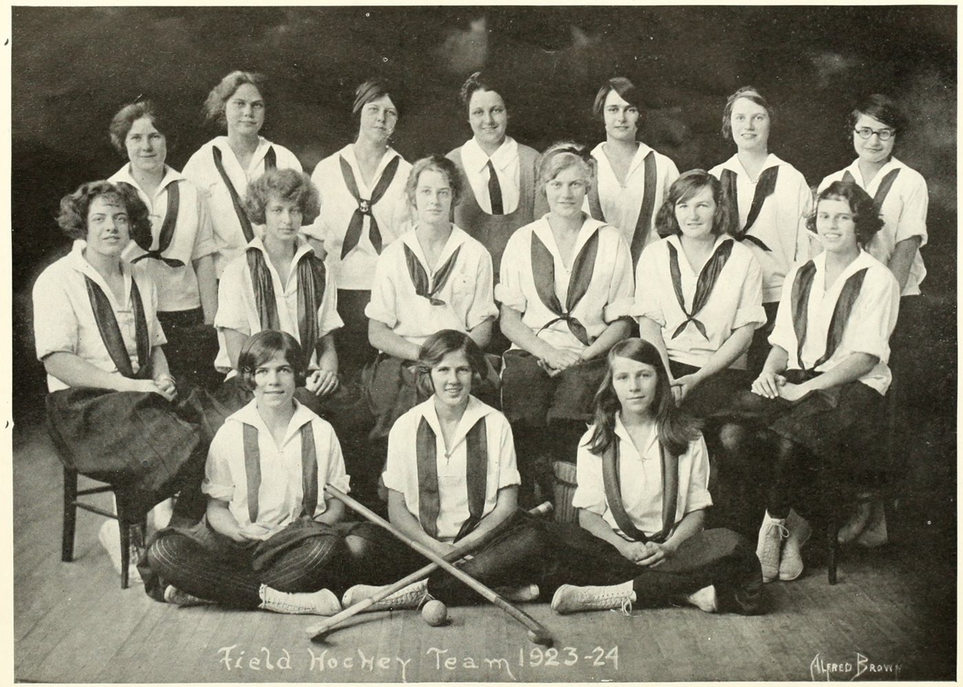 Group Photograph, Brookline High School, 1924